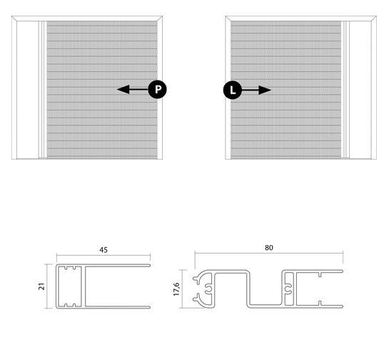 Caracteristici of DEORA Pleated Door Mosquito Net