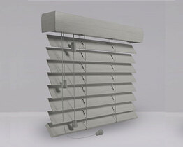 Jaluzele interioare din lemn nisip