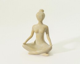 Figurină yoga doamnă Asana II 6x6x10 cm