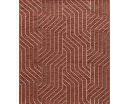 Covor catifea bej/ruginiu 120x170cm