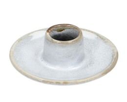 Suport lumânare simplu 9x6cm gri