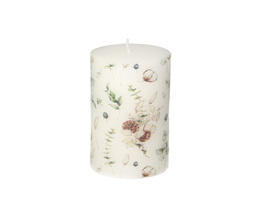 Lumânare Bianca 13cm flori