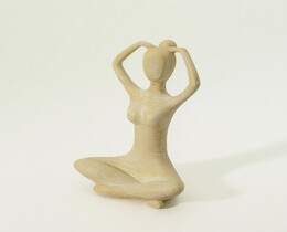 Figurină yoga doamnă Asana III 6x6x10 cm