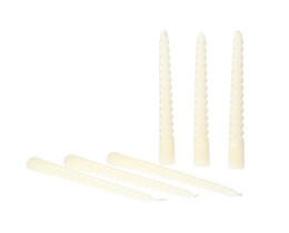 Set lumânări Pazzo 6 buc crem
