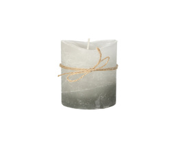 Lumânare Dorotea 10cm gri închis cristal
