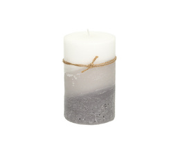 Lumânare Lucia 14cm gri marmorat
