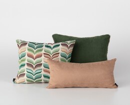 Set perne pentru living Homely Folk verde