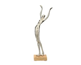 Decorațiune Femeie din Argint III înălțime 52cm