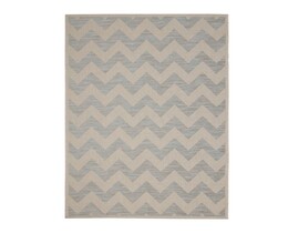 Covor Modern Chevron bej/albastru gheață 160x230 cm