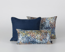 Set perne pentru living Impressio albastru