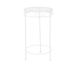 Suport pentru plante Daisy 70cm alb