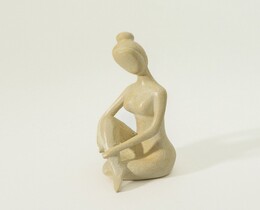 Figurină yoga doamnă Asana și 6x6x10 cm