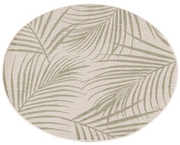 Covor Lineo bej/verde junglă 120cm
