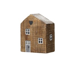 Casă decorativă de zăpadă 12cm naturală