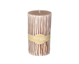 Lumânare Renee 15cm maro