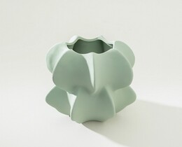 Vază Verde Petal 15x17 cm