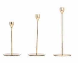 Set suporturi pentru lumânări Gold Shine