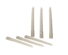Set lumânări Pazzo 6 buc gri deschis