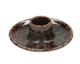 Suport lumânare individual 9x6cm maro