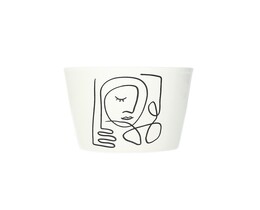 Capac pentru ghiveci de flori Face și 8cm