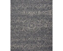 Covor catifea bej/albastru petrol 200x290cm