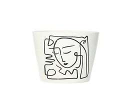 Capac pentru ghiveci Face II 12cm