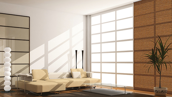 Jaluzele interioare suspendate